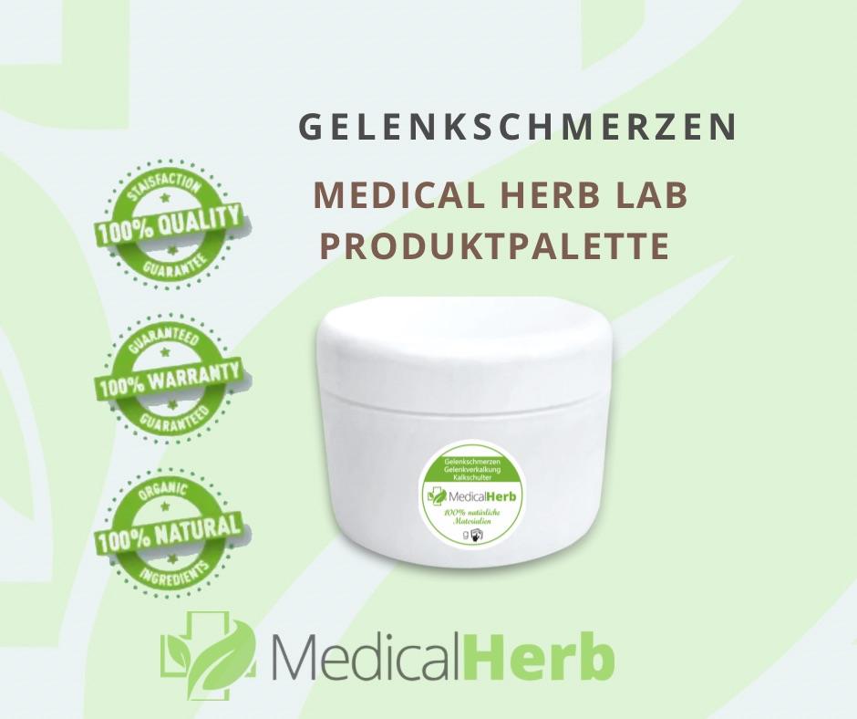 Hyaluronsäure bei Arthrose-Gelenkschmerzen, Hausmittel gegen Arthrose-Salbe, Behandlung Fingerarthrose mit Salbe, Salbenbehandlung bei Kniearthrose,. Medical Herb Lab